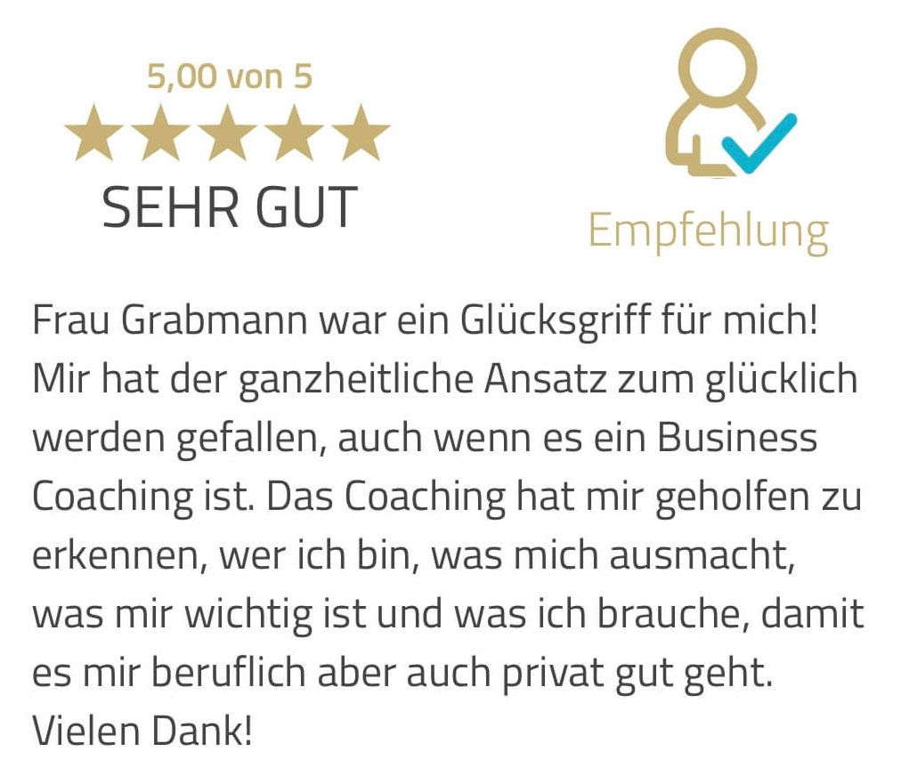 Zufriedene Klientinnen berichten über ihr erfolgreiches Gründungscoaching mit Milkica Grabmann