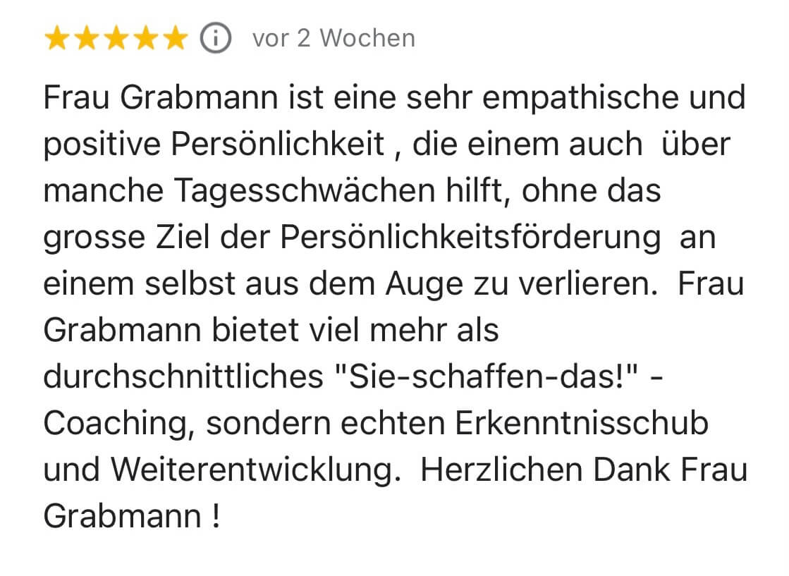 Positives Kundenfeedback von Frauen, die mit Milkica Grabmann erfolgreich ihr Business aufgebaut haben